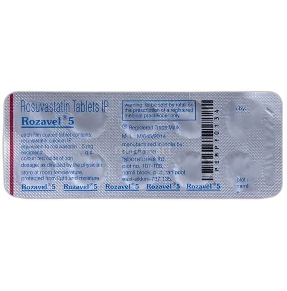 rozavel 5 tablet 15's